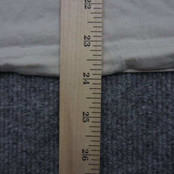 Posty Co Shirt Adult XS Beige Post Malone H&M Demon Lyrics Short Sleeve - Picture 12 of 12